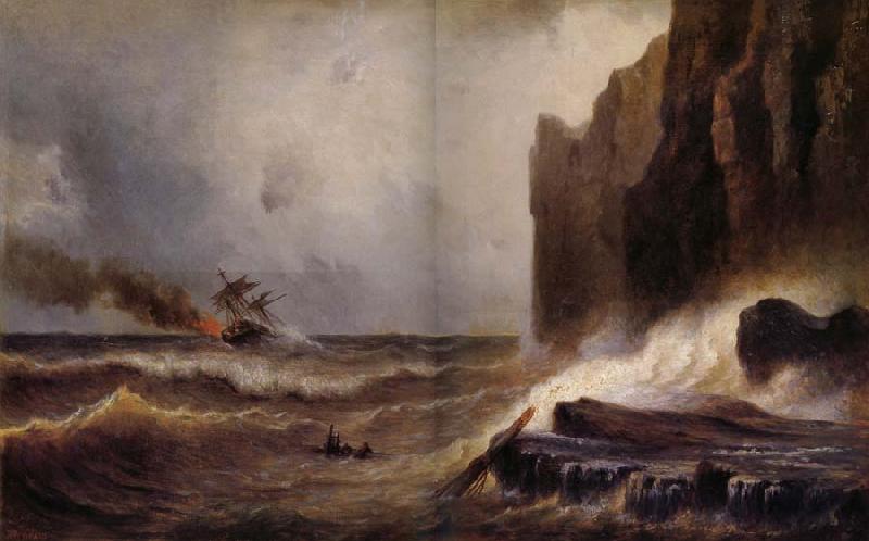 Francia Alexandre Scene de naufrage oil painting image